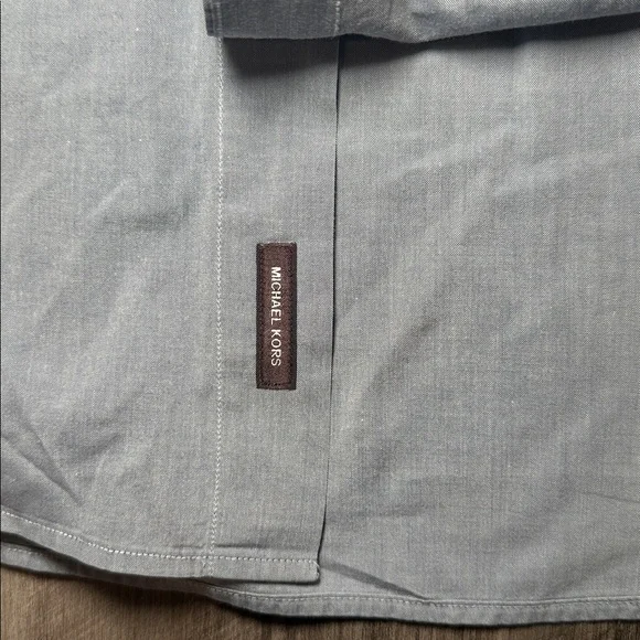 Michael Michael Kors Tailored Fit Double Pocket Long Sleeve Button Down - XL - Picture 7 of 8